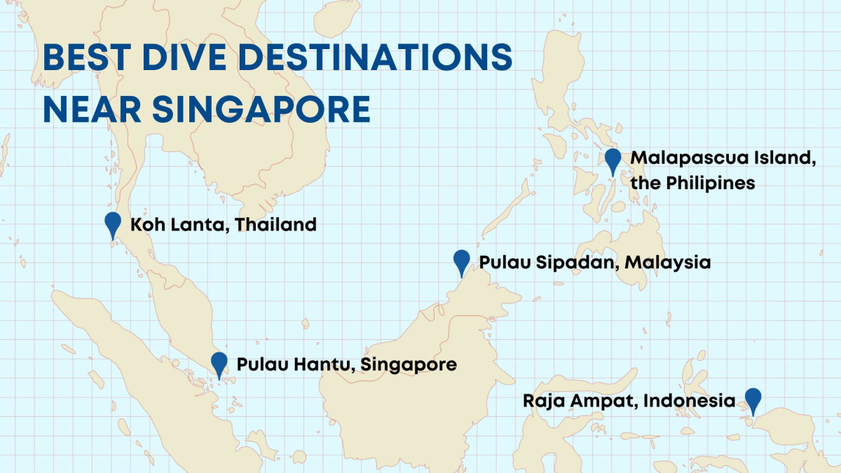 Best Dive Destinations near Singapore - Best Diving Spots in Southeast Asia